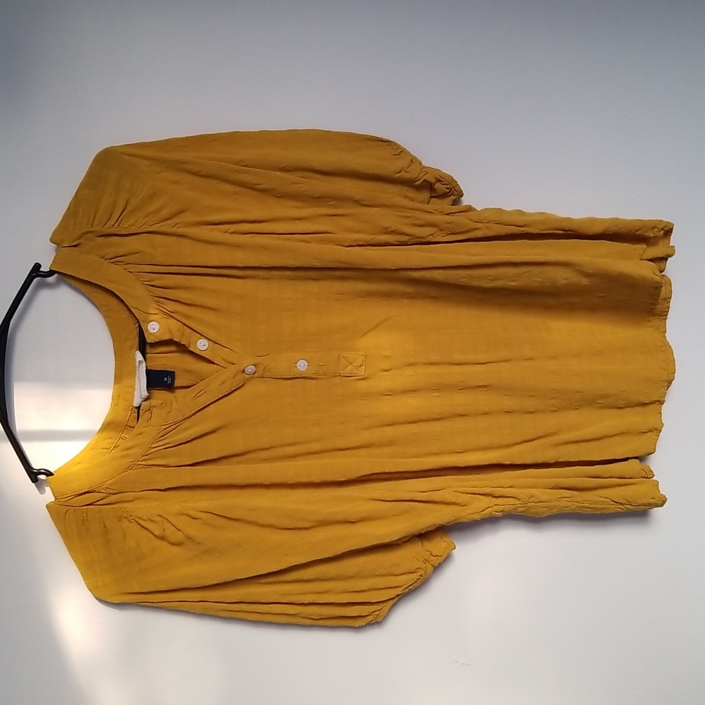 Mustard Yellow Blouse